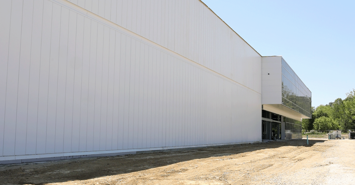 Commercial Building using insulated metal panels