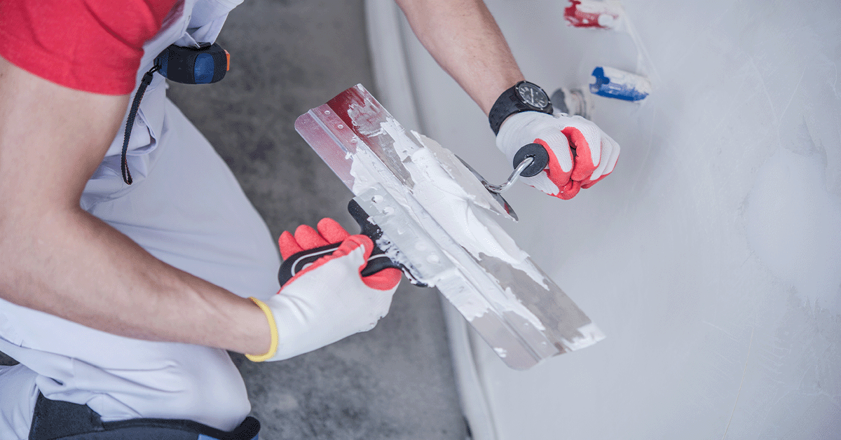 Commercial drywall experts installing a new wall