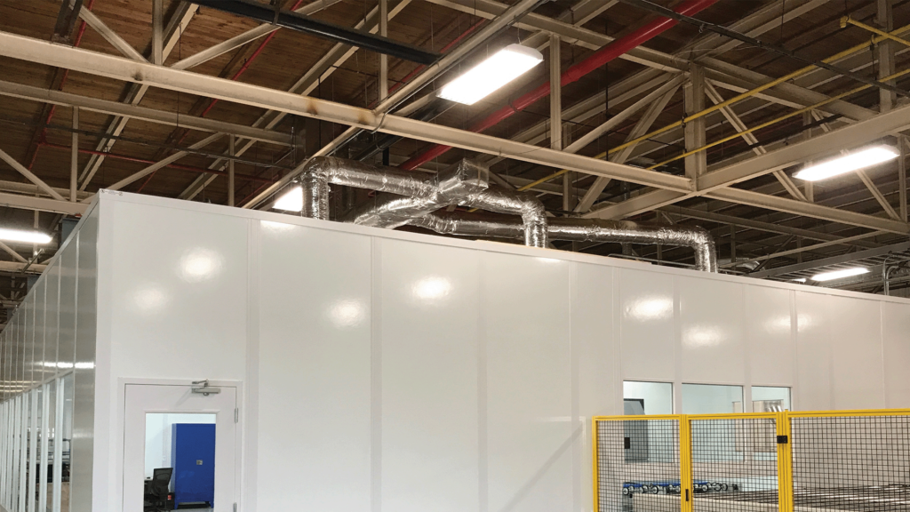 Duct Work System for a Cleanroom