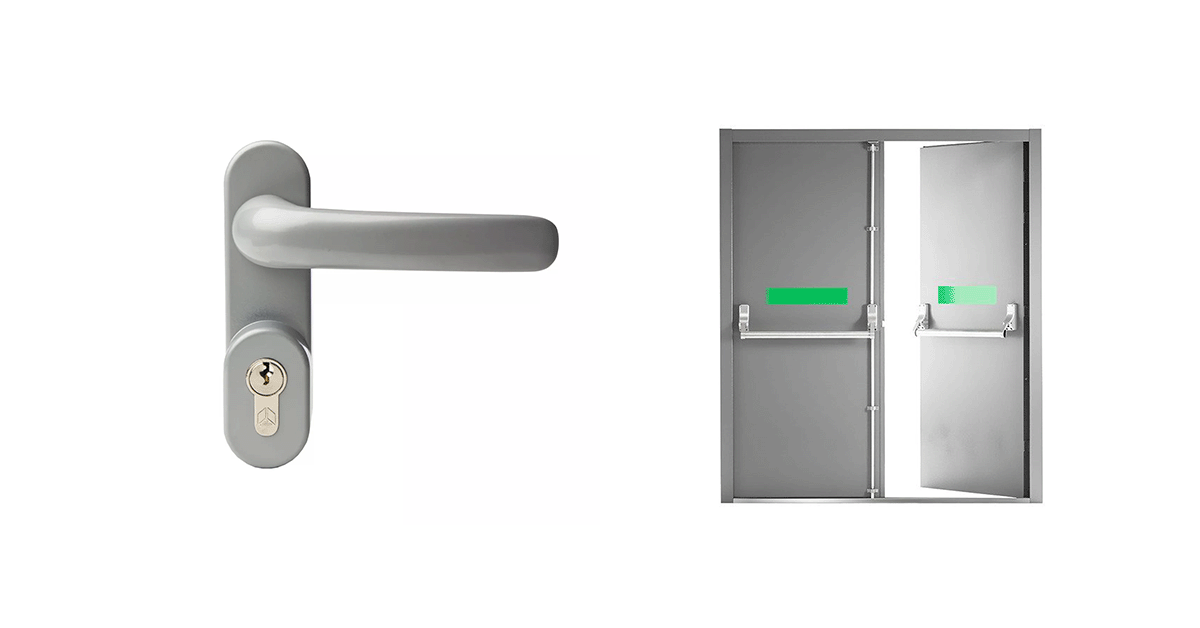 Exit Function Security Door Lockset