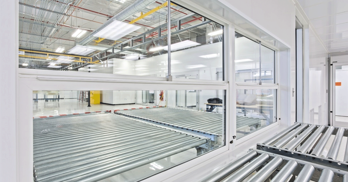 Inside of a Dry Room used for manufacturing