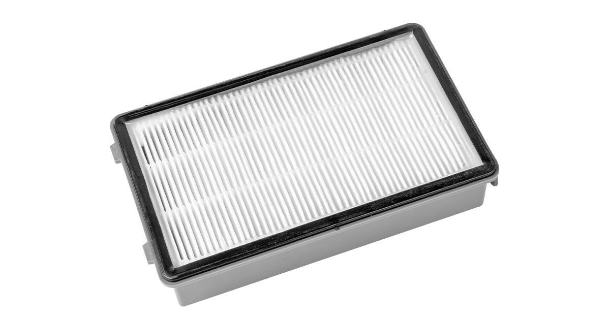 Example of a new HEPA filter