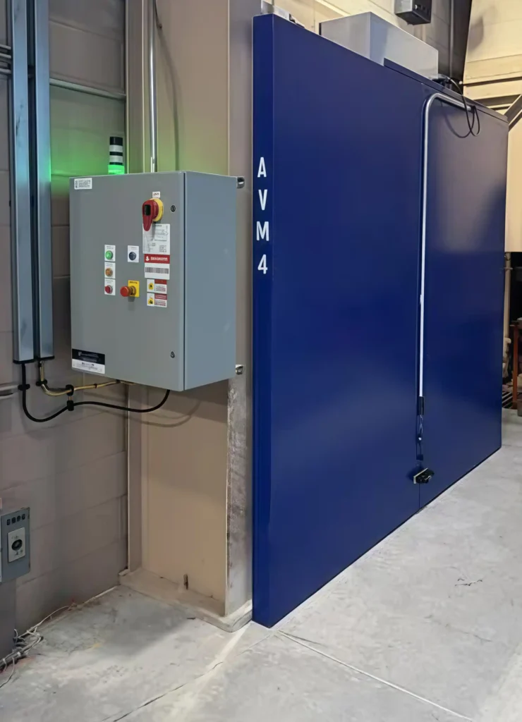 Closed Hybrid MatterWall system installation by AVM Group for NDT and research